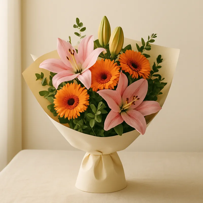 Lilyum & Gerbera Buketi